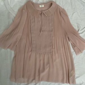 Aritzia Matthieu Pink Blouse